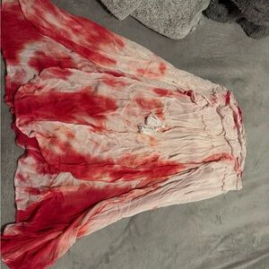 Tie dyed skort